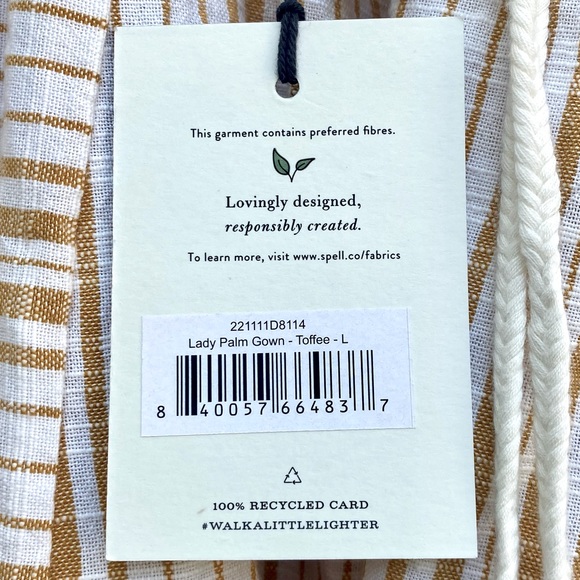 Spell Lady Palm Gown in Toffee - Picture 15 of 15